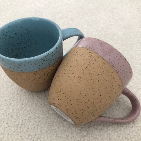 SALE 2 for $26 / 3 for $33 - Set of David's Tea TERRA Speckled Pottery Mugs - Picture 7 of 10